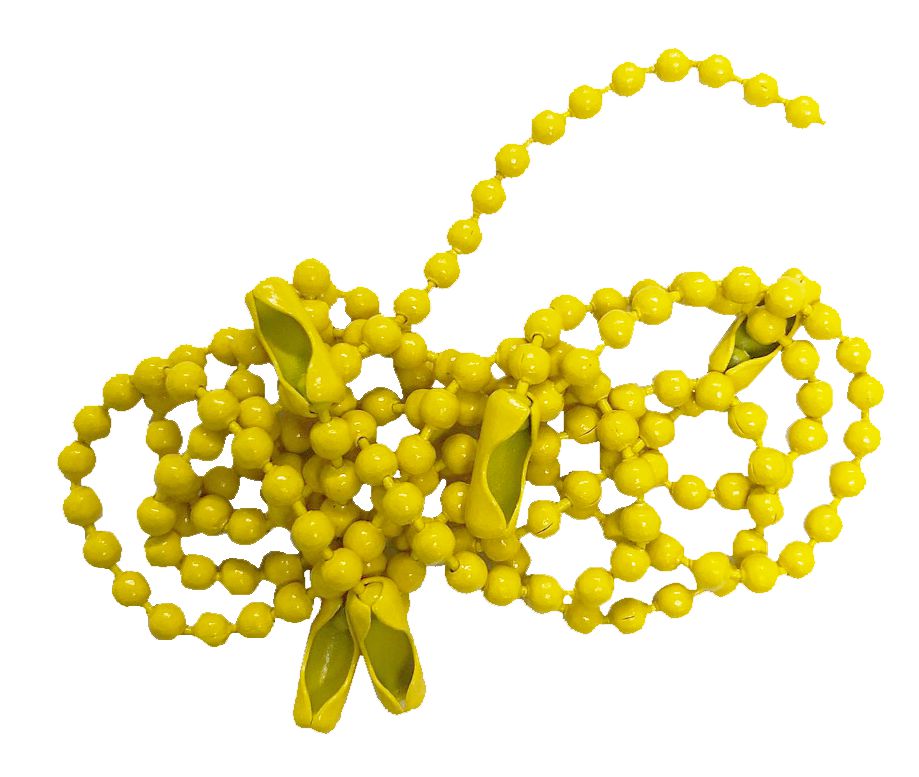 No.3 (2.4mm) Yellow Steel Ball Key Chains